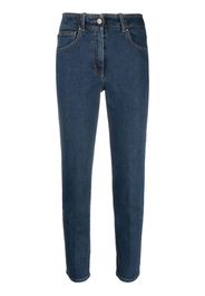 Peserico Weite Jeans mit hohem Bund - Blau