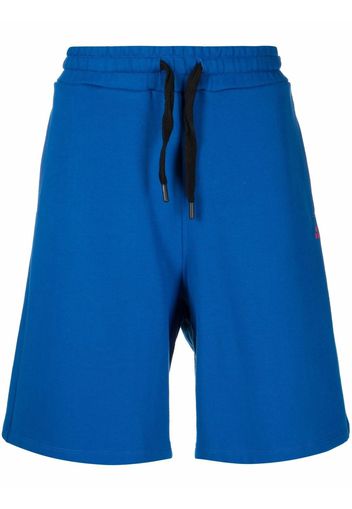 Peuterey embroidered-logo bermuda shorts - Blau
