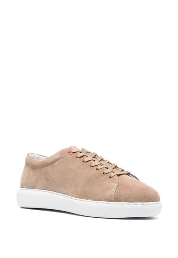 Peuterey low-top suede sneakers - Nude