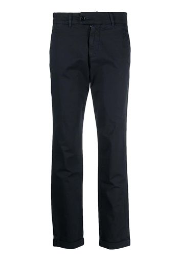 Peuterey straight-leg cotton trousers - Blau