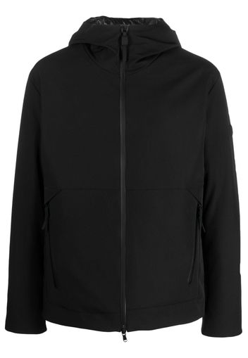 Peuterey logo-patch hooded jacket - Schwarz