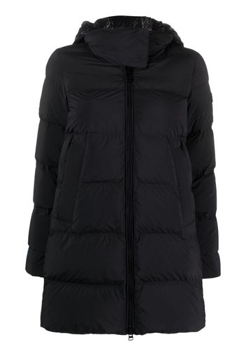 Peuterey logo-patch hooded down jacket - Schwarz