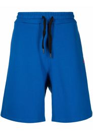 Peuterey embroidered-logo bermuda shorts - Blau