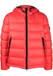 Peuterey logo-patch padded jacket - Rot