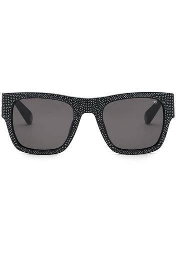 Philipp Plein Eyewear Sonnenbrille mit eckigem Gestell - Schwarz