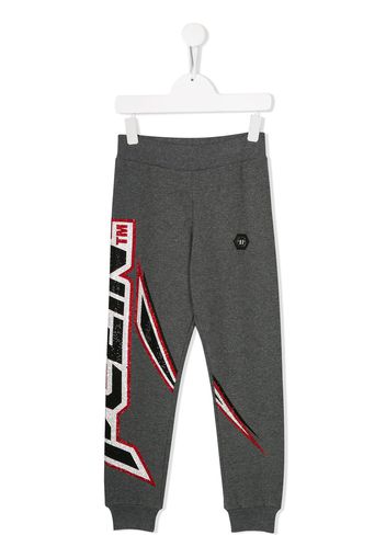 Philipp Plein Junior 'Space Plein' Jogginghose - Grau