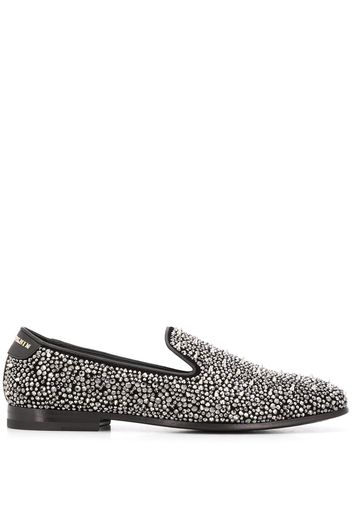 Philipp Plein Loafer mit Nieten - Silber