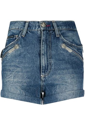 Philipp Plein Shorts mit Taschen - Blau