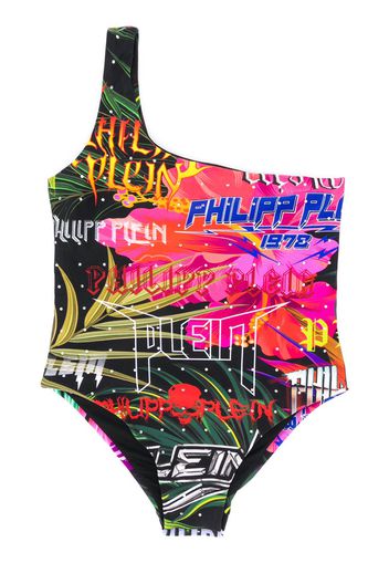 Philipp Plein 'Jungle Rock' Badeanzug - Schwarz