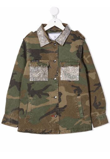 Philipp Plein Hemd mit Print - 50 CAMOUFLAGE