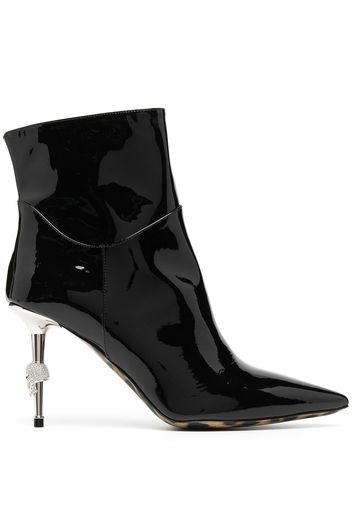 Philipp Plein Stiefeletten mit Absatz - Schwarz