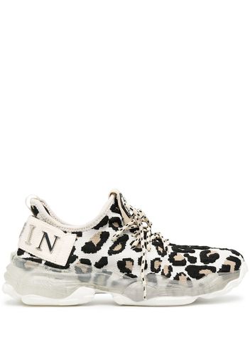 Philipp Plein Sneakers mit Animal-Print - Nude