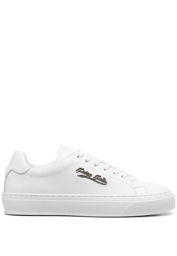 Philipp Plein Sneakers mit Logo - Weiß