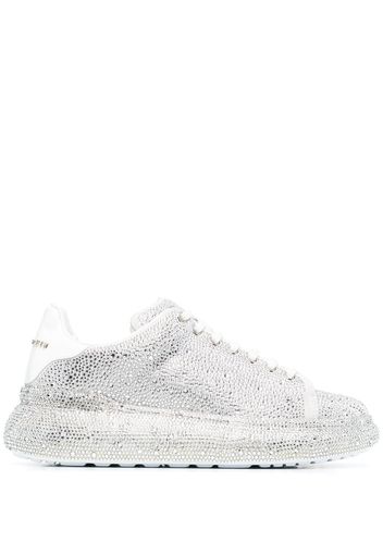 Philipp Plein Runner Crystal Sneakers - Grau