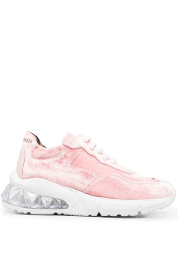 Philipp Plein Sneakers aus Samt - Rosa