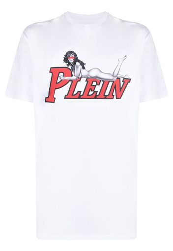 Philipp Plein T-Shirt mit Logo-Print - Weiß