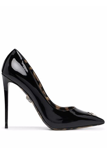 Philipp Plein Iconic Plein Decollete Pumps aus Lackleder - Schwarz