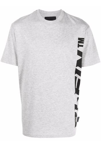 Philipp Plein T-Shirt mit Logo-Print - Grau