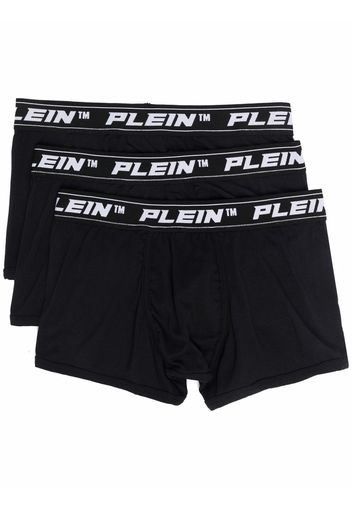 Philipp Plein logo waistband boxers (pack of 3) - Schwarz