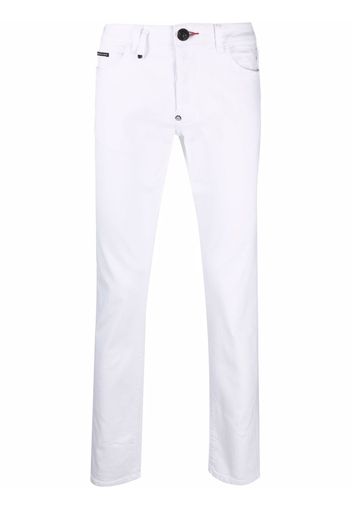 Philipp Plein slim-cut denim jeans - Weiß