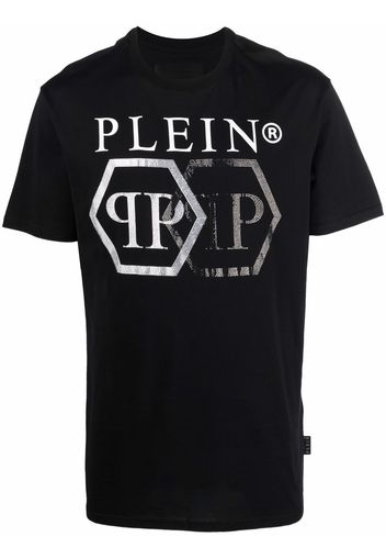 Philipp Plein T-Shirt mit Logo - Schwarz