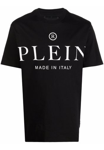 Philipp Plein T-Shirt mit Logo-Print - Schwarz