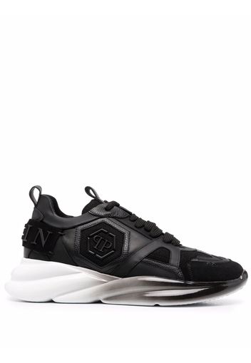 Philipp Plein Sneakers mit dicker Sohle - Schwarz