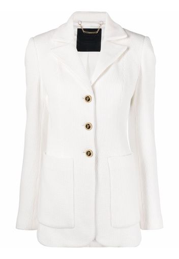 Philipp Plein Einreihiger Blazer - Weiß