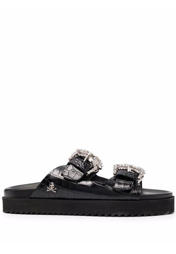 Philipp Plein Cocco Sandalen - Schwarz