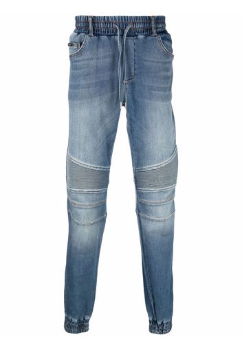 Philipp Plein mid-rise slim-fit jeans - Blau