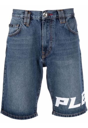 Philipp Plein mykonos knee-length shorts - Blau