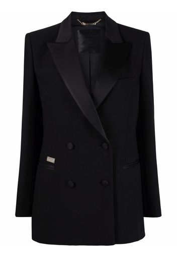 Philipp Plein Doppelreihiger Blazer - Schwarz