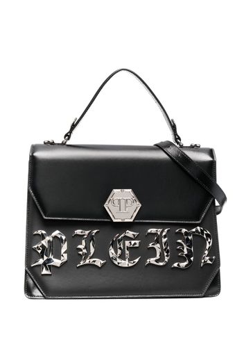 Philipp Plein Big Gothic Plein Schultertasche - Schwarz