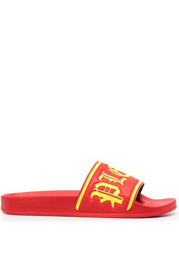 Philipp Plein gothic logo slides - Rot