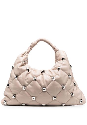 Philipp Plein Handtasche mit Nieten - Nude