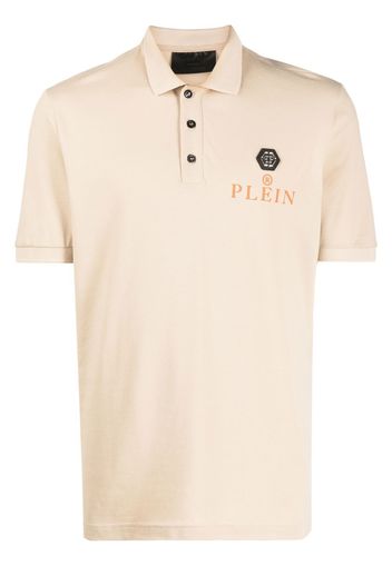 Philipp Plein short sleeve polo shirt - Nude