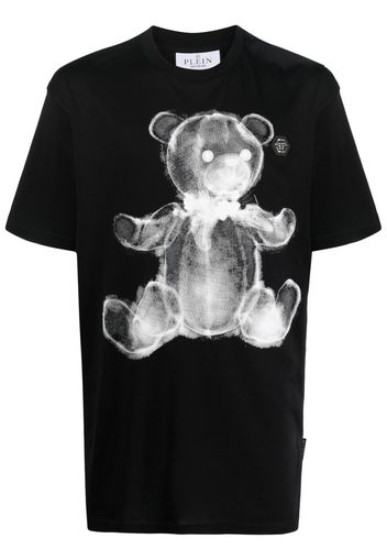 Philipp Plein teddy print T-shirt - Schwarz