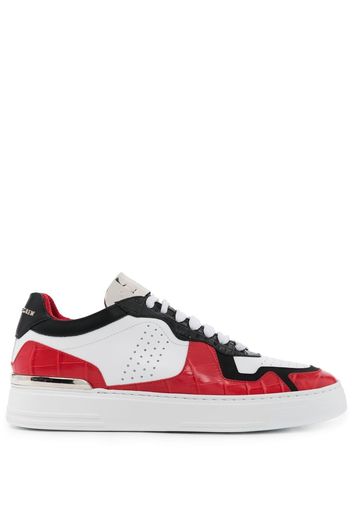 Philipp Plein Sneakers in Colour-Block-Optik - Rot