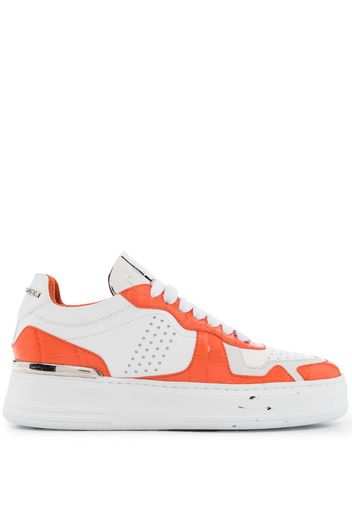 Philipp Plein Sneakers in Colour-Block-Optik - Orange
