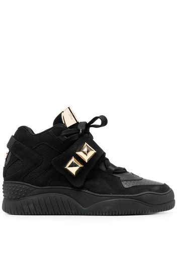 Philipp Plein Sneakers mit Nieten - Schwarz