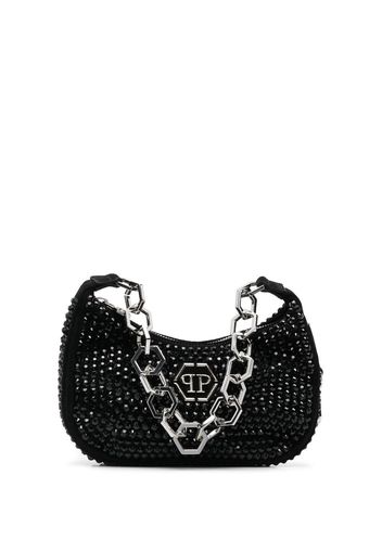 Philipp Plein crystal-embellished tote bag - Schwarz