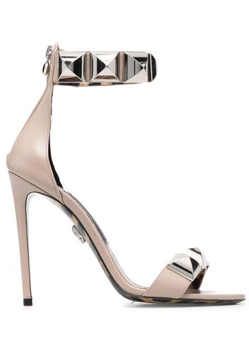 Philipp Plein Sandalen mit Nieten 110mm - Nude