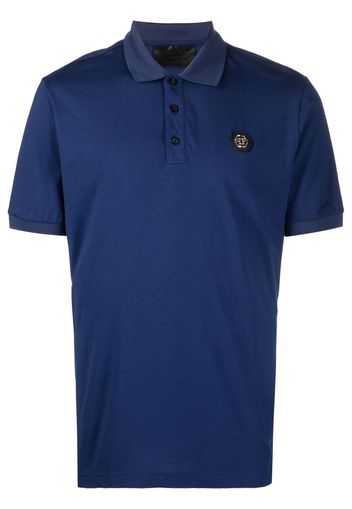 Philipp Plein short sleeve polo shirt - Blau