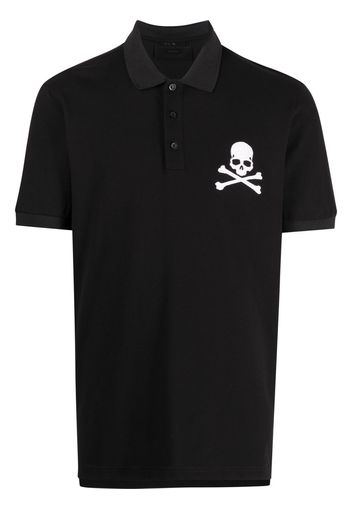 Philipp Plein short sleeve polo shirt - Schwarz