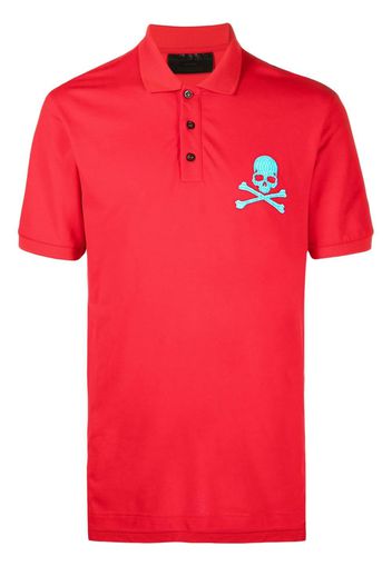 Philipp Plein short sleeve polo shirt - Rot