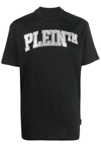 Philipp Plein Stones logo-print T-shirt - Schwarz