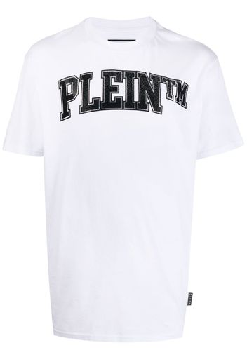 Philipp Plein Stones logo-embellished T-shirt - Weiß