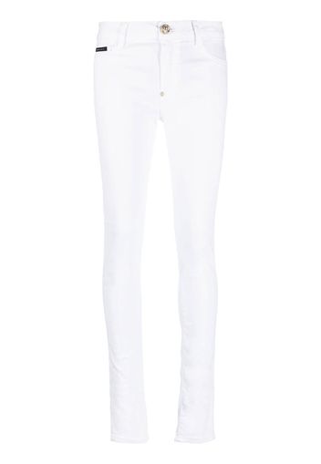 Philipp Plein slim fit jeggings - Weiß