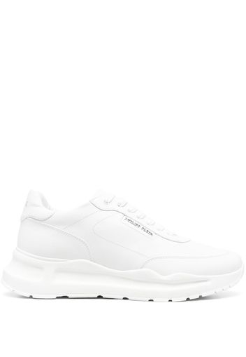 Philipp Plein Runner leather low-top sneakers - Weiß