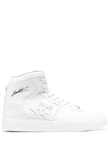 PHILIPP PLEIN Skull lace-up sneakers - Weiß